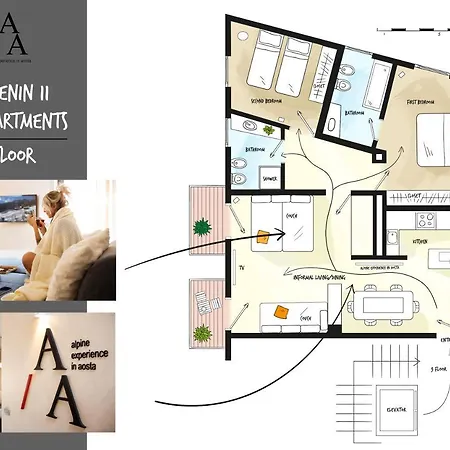 Apartament Alp & Bike - Stevenin11 Aosta